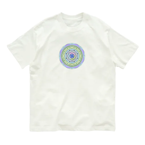 花まんだらTシャツ オーガニックコットンTシャツ