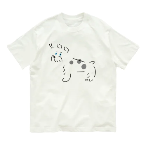 ミニチュアシュナウザー オーガニックコットンTシャツ