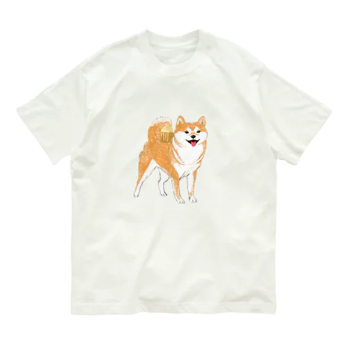 いぬと蒸しぱんくん オーガニックコットンTシャツ