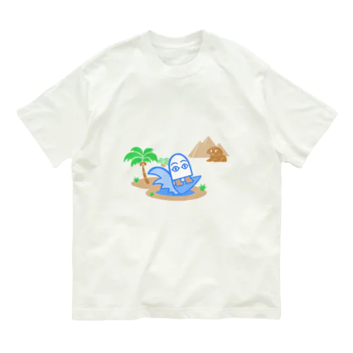 メジェド様　サーフィンTシャツ Organic Cotton T-Shirt