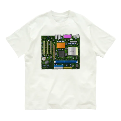 パソコンのマザーボード Organic Cotton T-Shirt