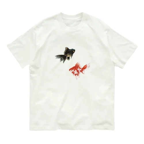 金魚 オーガニックコットンTシャツ