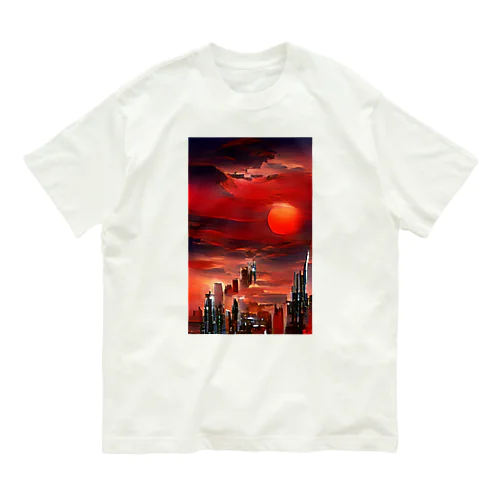 Red Night オーガニックコットンTシャツ