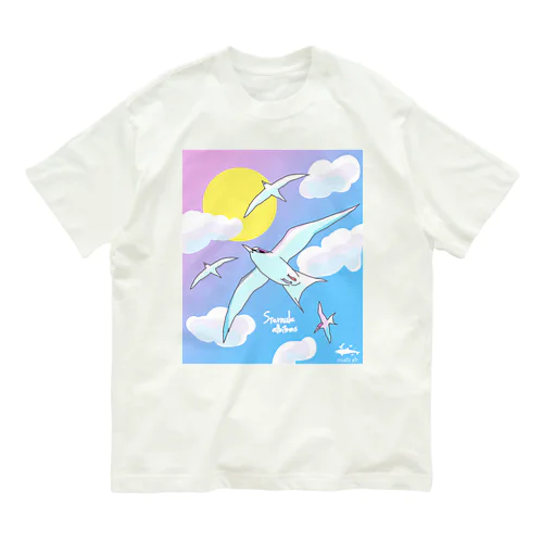 コアジサシティポップ オーガニックコットンTシャツ