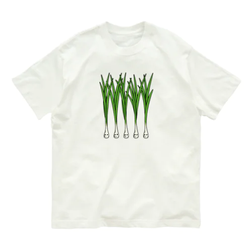 ワケギくんたち Organic Cotton T-Shirt