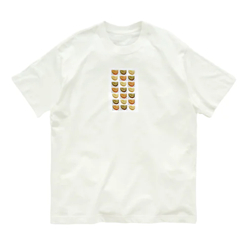 オレンジ アート 絵 イラスト 水彩画 水彩 Organic Cotton T-Shirt