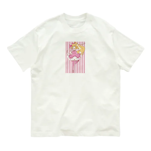 ｶﾞｵｰ!「・ω・)「 オーガニックコットンTシャツ