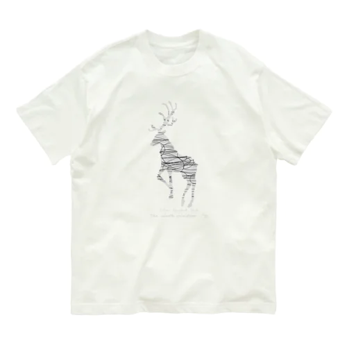 トナカイ Organic Cotton T-Shirt
