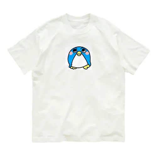 凛々しいペンギン オーガニックコットンTシャツ