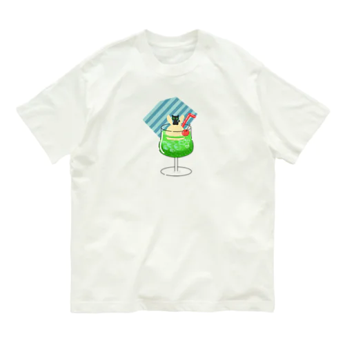 シュワシュワ　ウエネコさん Organic Cotton T-Shirt