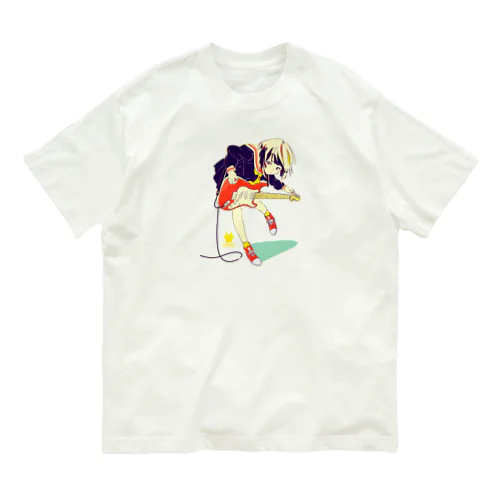 ストラトキャスター少女 Organic Cotton T-Shirt