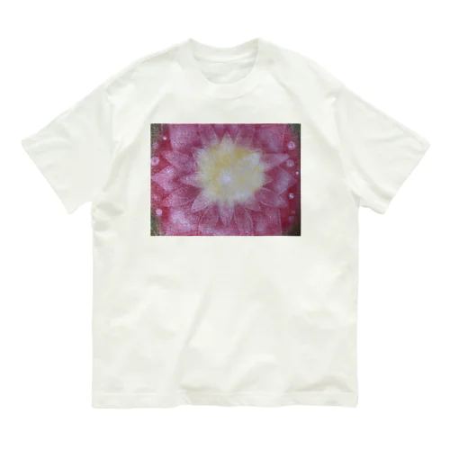 光のパステルアート　光の花 Organic Cotton T-Shirt
