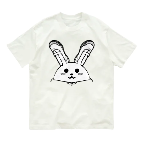 うさみみウォーク/うわばき オーガニックコットンTシャツ