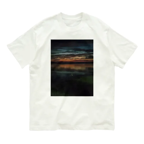 暮れなずむ白鳥 Organic Cotton T-Shirt