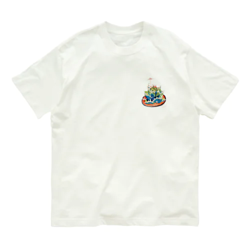 ×きりんのえさ オーガニックコットンTシャツ