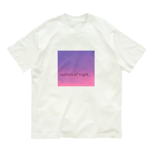 よるのとばり Organic Cotton T-Shirt