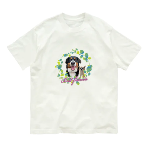 チワバニちゃん(ダブルトーン) オーガニックコットンTシャツ