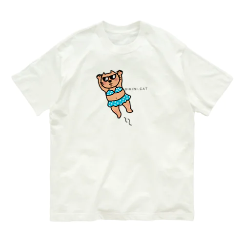 ビキニCATさん Organic Cotton T-Shirt