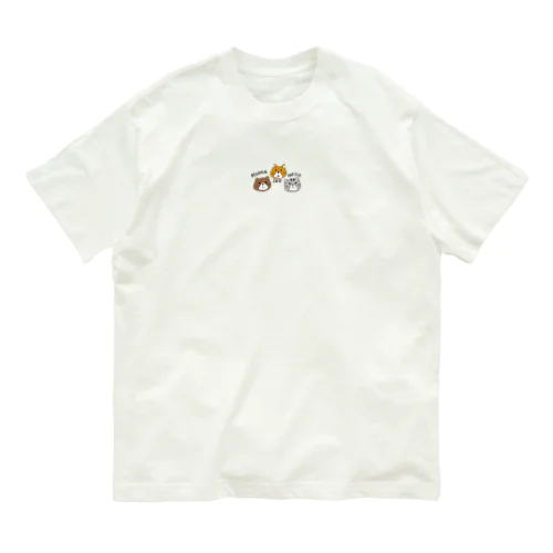くま・いぬ・ねこ　光風霽月 Organic Cotton T-Shirt