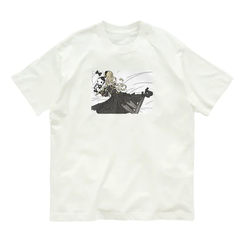 Mode-lolita_black オーガニックコットンTシャツ