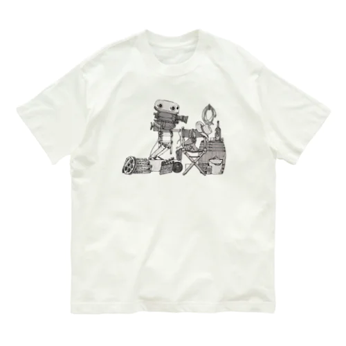 撮影現場(西部劇) Organic Cotton T-Shirt