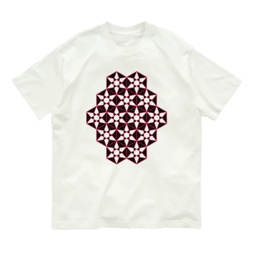 重ね亀甲輪鼓きっこうりゅうご Organic Cotton T-Shirt