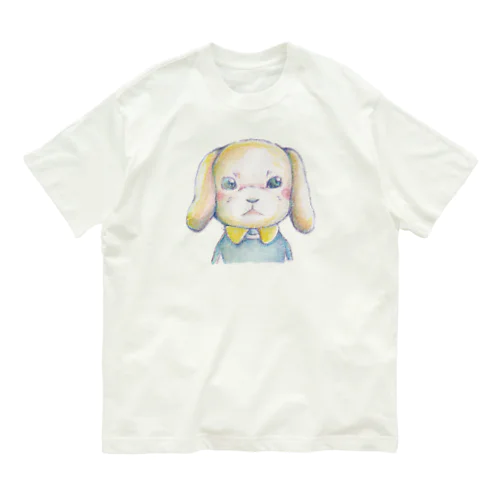 たれ耳のウサギさん オーガニックコットンTシャツ