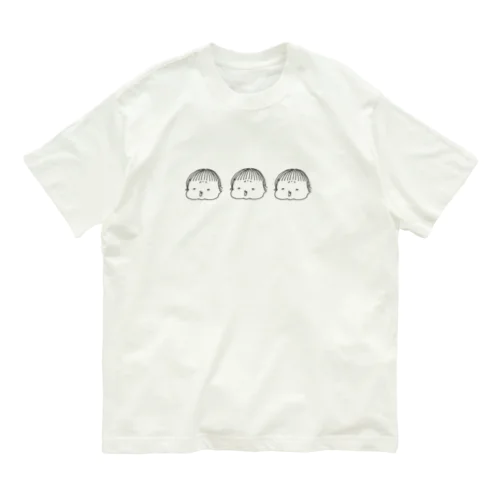 まずいものを食べた赤ちゃん オーガニックコットンTシャツ