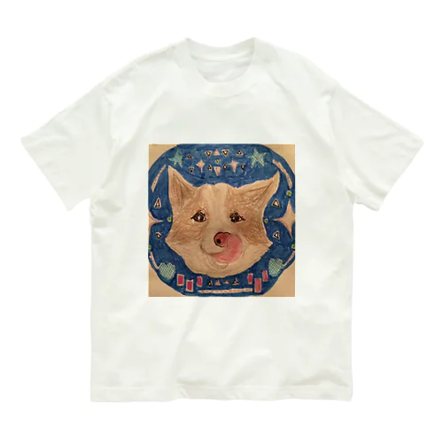犬のまめちゃん オーガニックコットンTシャツ