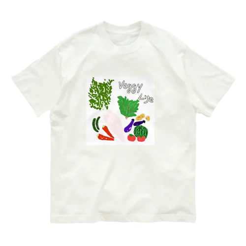 Veggy Life オーガニックコットンTシャツ
