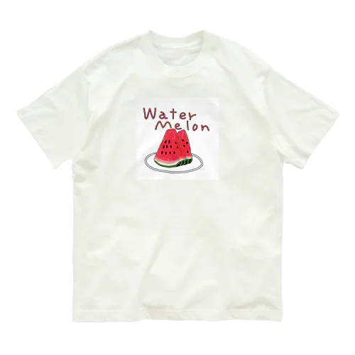 watermelon オーガニックコットンTシャツ