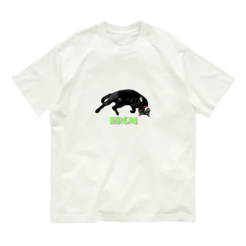 なでてくれ～くろごまちゃん Organic Cotton T-Shirt