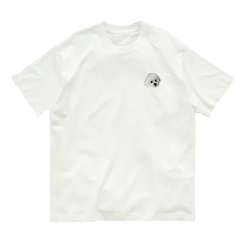 ビションフリーゼのセトくん　白目チラリ2 Organic Cotton T-Shirt