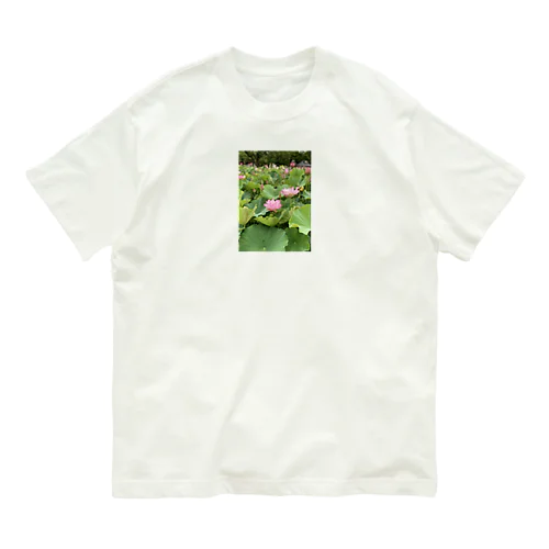 蓮の花です Organic Cotton T-Shirt