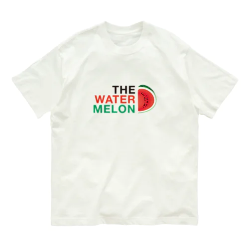 ウォーターメロン スイカ THE WATER MELON 大ロゴ オーガニックコットンTシャツ