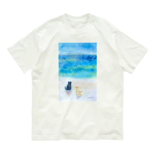 うみにゃー Organic Cotton T-Shirt