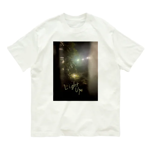 あなたを照らすシャツ"Light Up" オーガニックコットンTシャツ