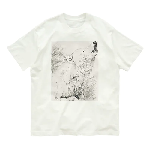 狼の遠吠え Organic Cotton T-Shirt