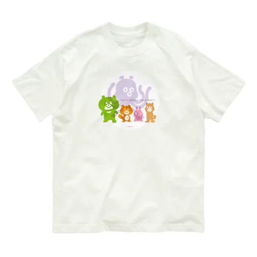 動物アンテナ オーガニックコットンTシャツ