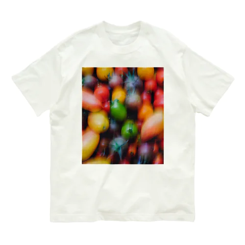 tomato star［front print］ Organic Cotton T-Shirt