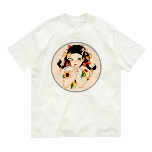 ひまわりちゃん Organic Cotton T-Shirt