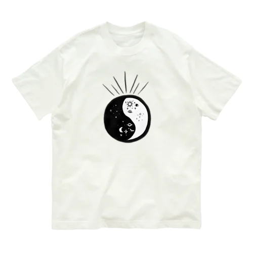 Yin Yang Doodle オーガニックコットンTシャツ