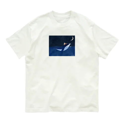 クジラさんと友達 Organic Cotton T-Shirt