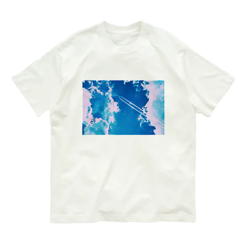 ひこうき雲の夏 Organic Cotton T-Shirt