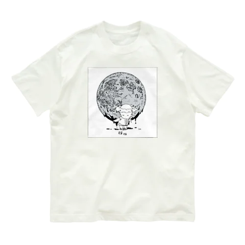 おゆき（白背景） オーガニックコットンTシャツ