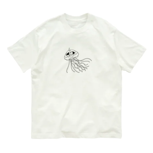 クラゲでグッバイ宇宙人 オーガニックコットンTシャツ