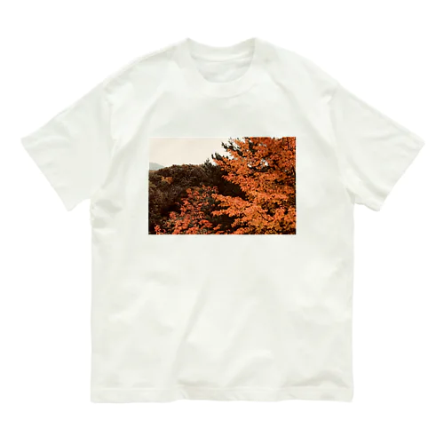 秋の色づき Organic Cotton T-Shirt