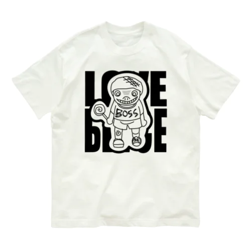 BOSS　LOVE&PEACE Organic Cotton T-Shirt