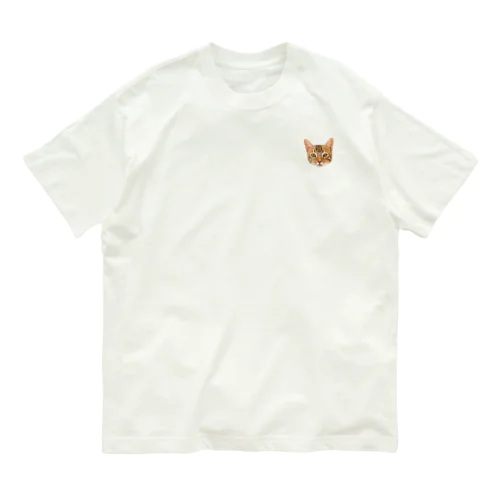 猫【顔】 Organic Cotton T-Shirt