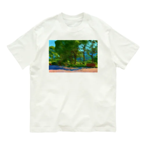 緑豊かな公園 オーガニックコットンTシャツ